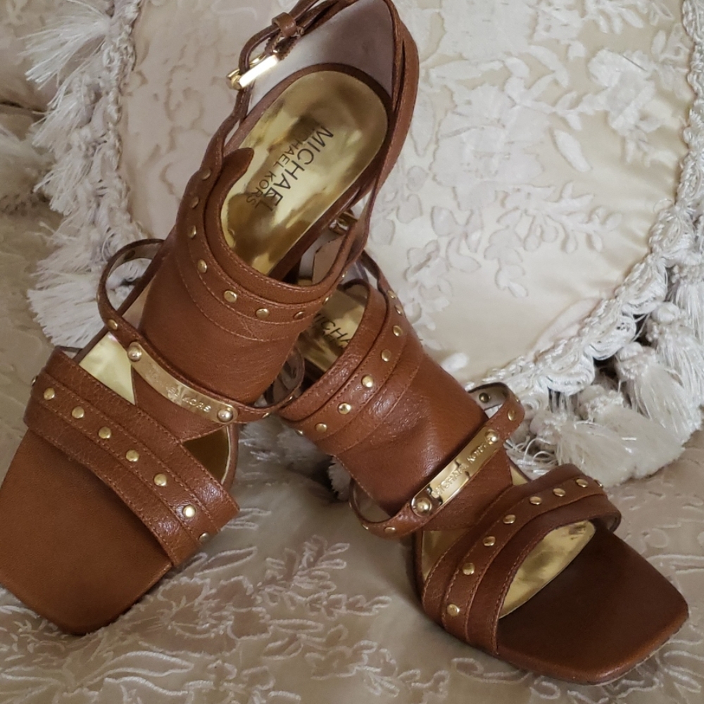 Michael Kors Leather Sandals